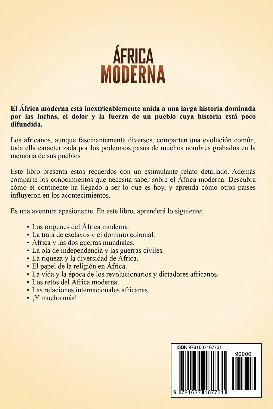 Rückseite: 9781637167731 | África moderna | Una guía fascinante de la historia moderna de África