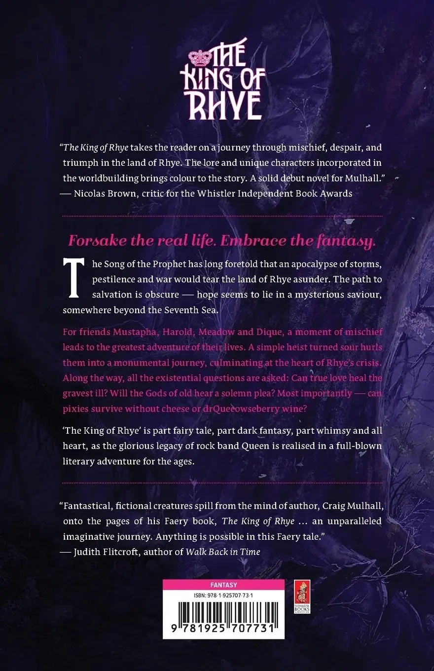Rückseite: 9781925707731 | The King of Rhye | Craig Mulhall | Taschenbuch | Englisch | 2022