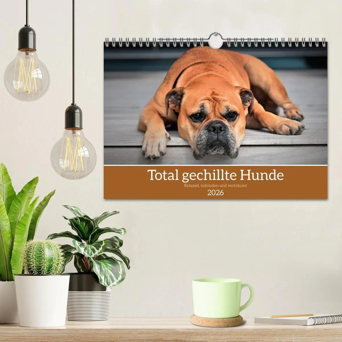 Bild: 9783457307731 | Total gechillte Hunde (Wandkalender 2026 DIN A4 quer), CALVENDO...