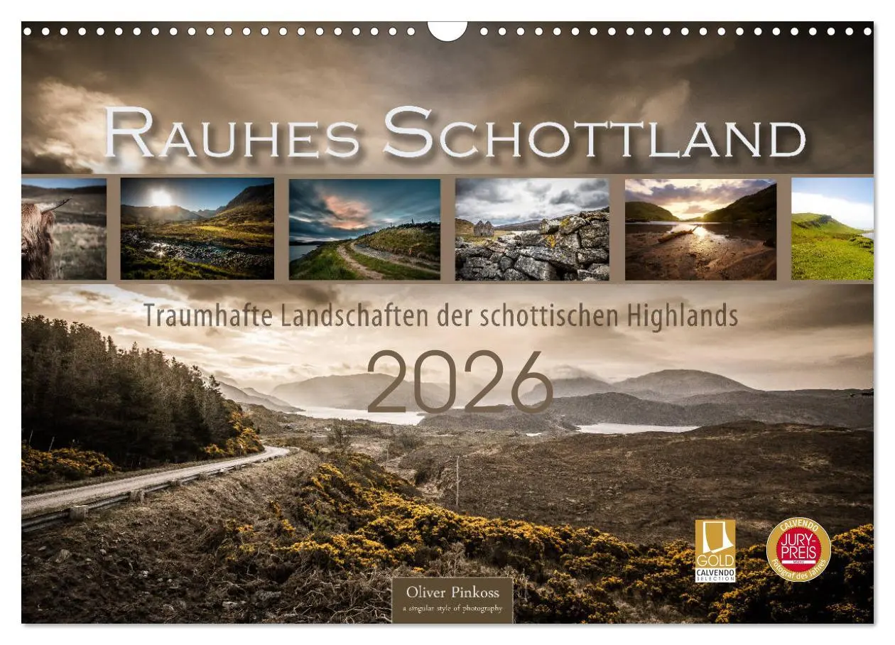 Cover: 9783457857731 | Rauhes Schottland (Wandkalender 2026 DIN A3 quer), CALVENDO...