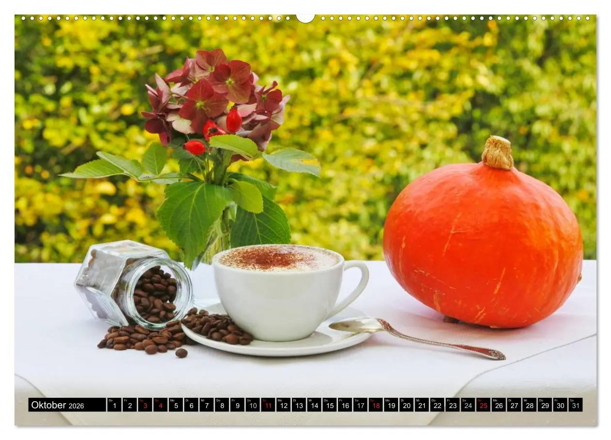 Bild: 9783516017731 | Feine Kaffeevariationen (Wandkalender 2026 DIN A2 quer), CALVENDO...