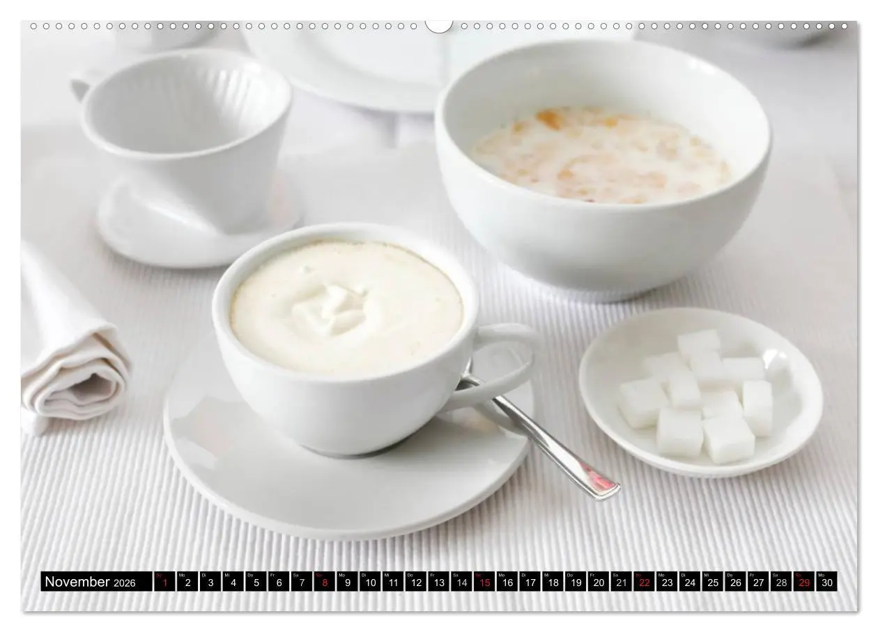 Bild: 9783516017731 | Feine Kaffeevariationen (Wandkalender 2026 DIN A2 quer), CALVENDO...