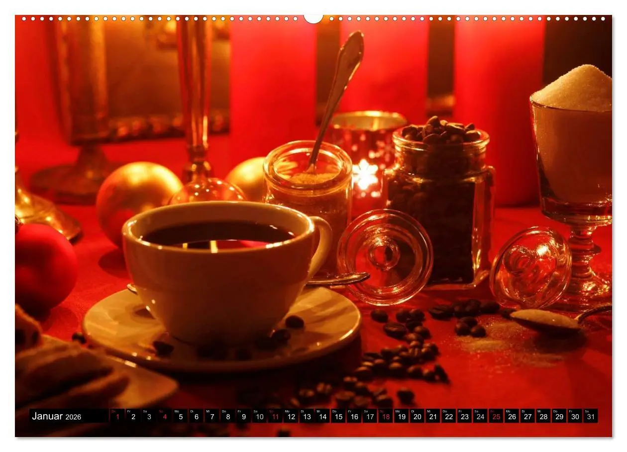 Bild: 9783516017731 | Feine Kaffeevariationen (Wandkalender 2026 DIN A2 quer), CALVENDO...