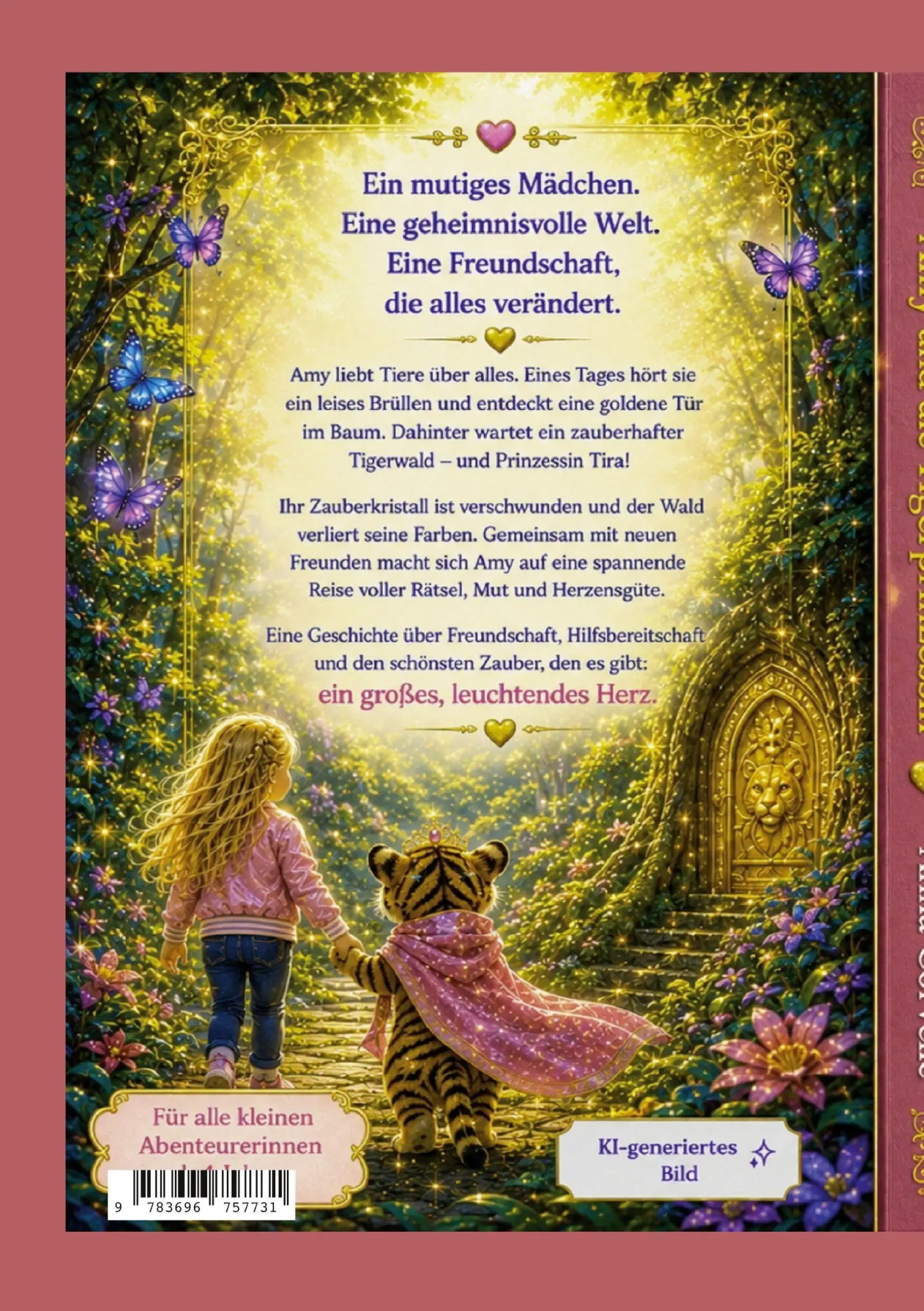Rückseite: 9783696757731 | Amy und die Tigerprinzessin | Anna Corvelle | Taschenbuch | 52 S.