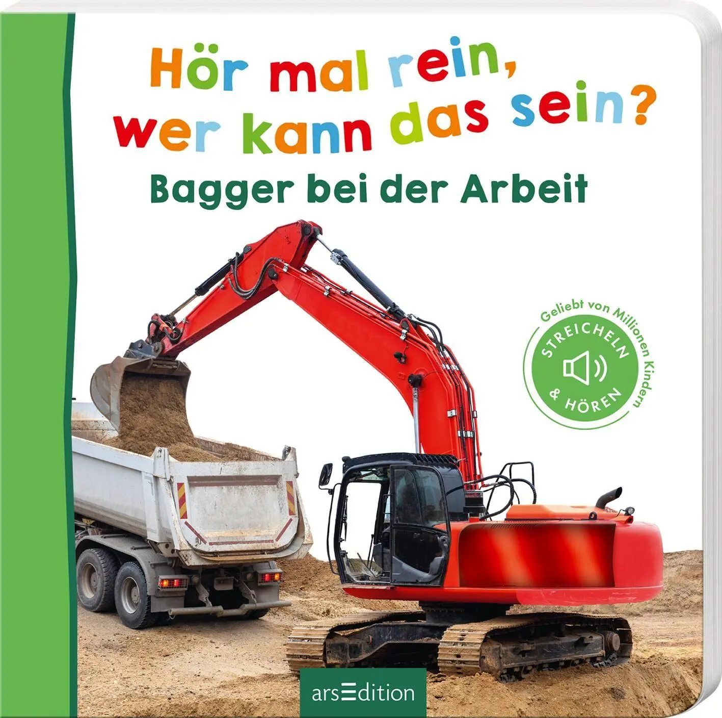 Cover: 9783845867731 | Hör mal rein, wer kann das sein? Bagger bei der Arbeit | Buch | 12 S.