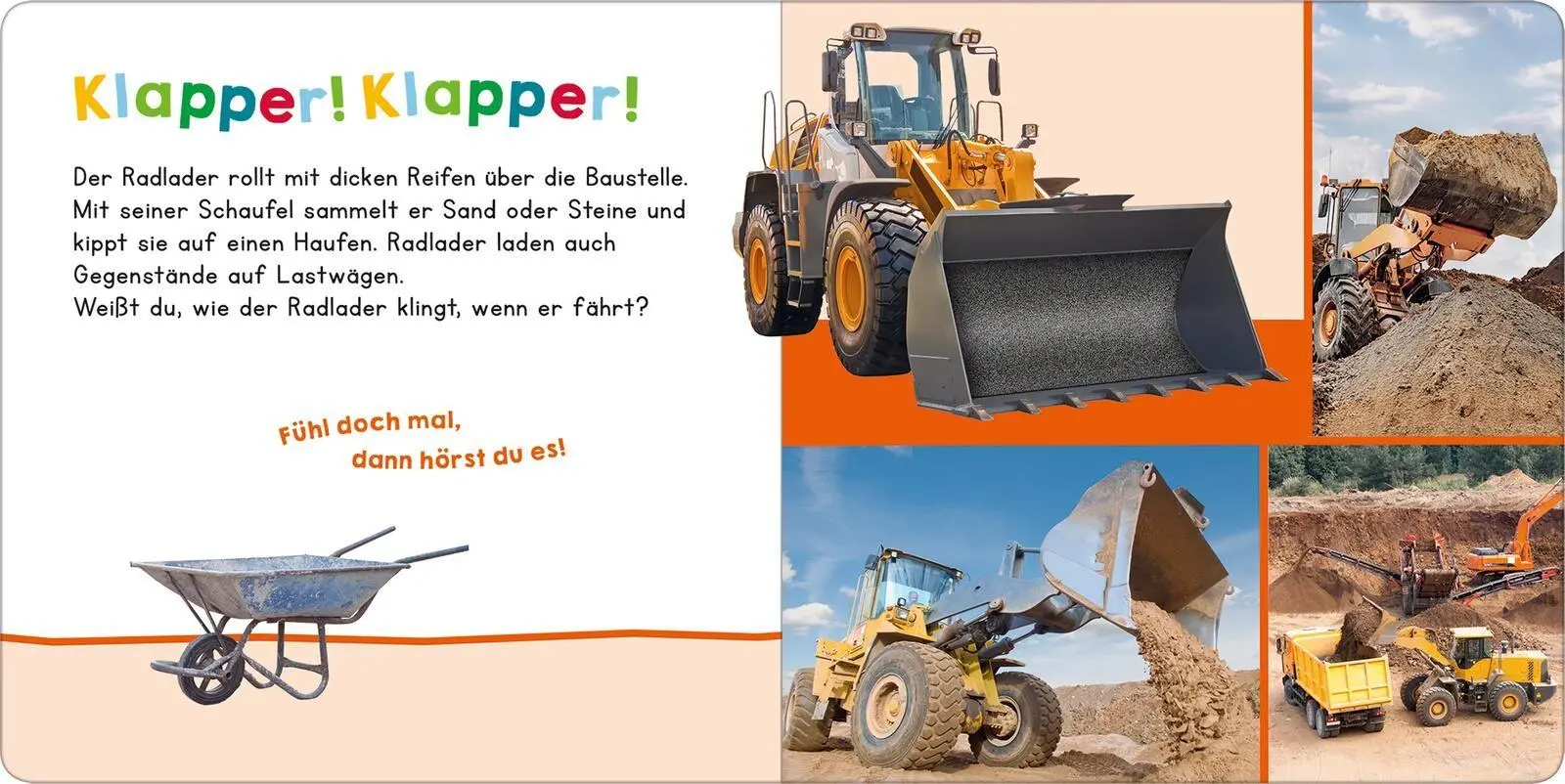 Bild: 9783845867731 | Hör mal rein, wer kann das sein? Bagger bei der Arbeit | Buch | 12 S.