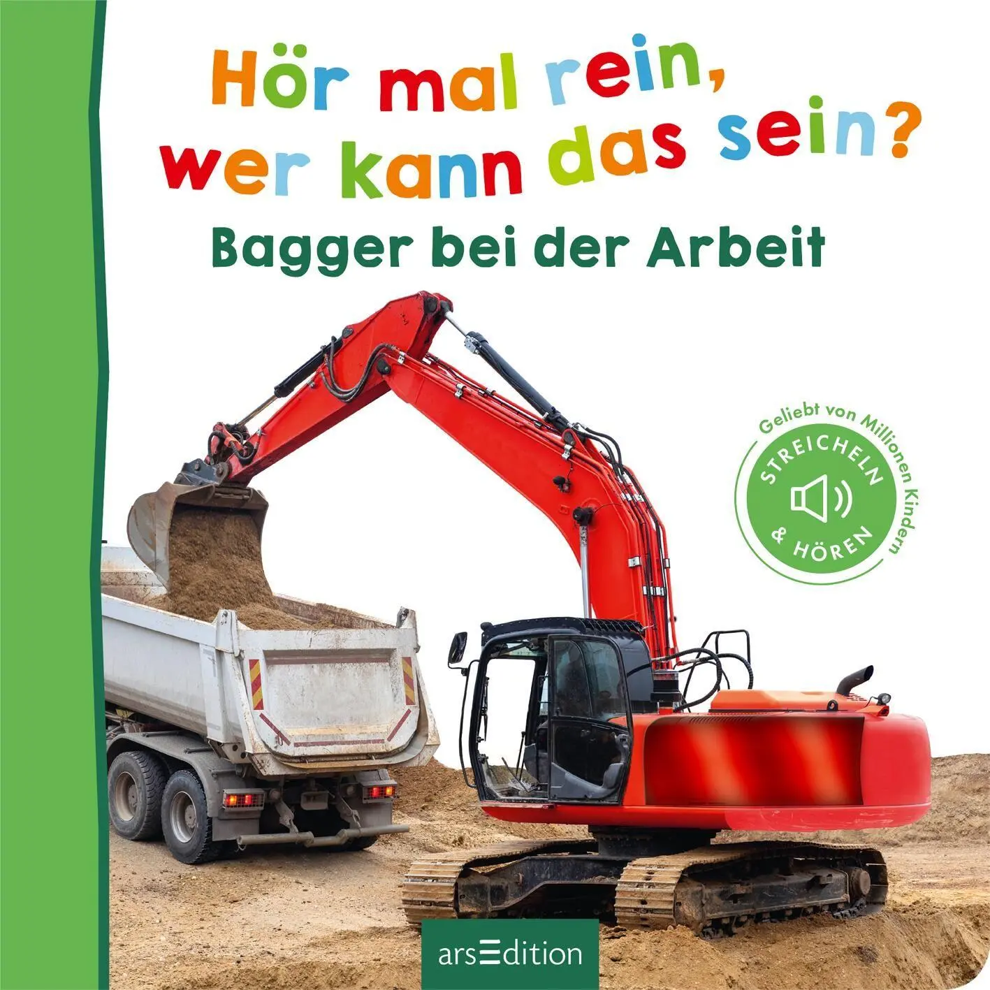 Bild: 9783845867731 | Hör mal rein, wer kann das sein? Bagger bei der Arbeit | Buch | 12 S.