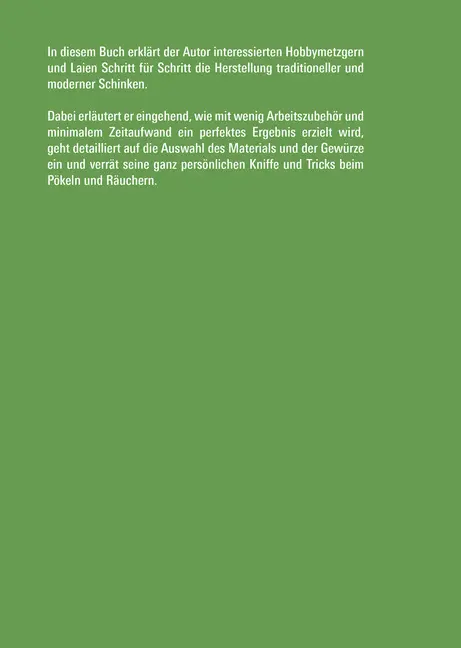 Bild: 9783981877731 | Schinken selber machen | kein Problem | Tom Nagel | Taschenbuch | 2019