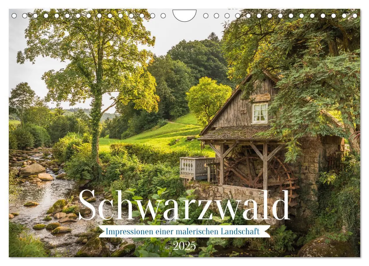 Cover: 9783435687831 | Schwarzwald (Wandkalender 2025 DIN A4 quer), CALVENDO Monatskalender