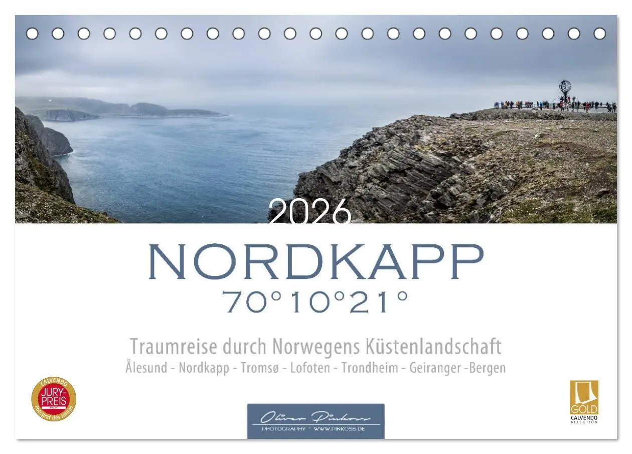 Cover: 9783457847831 | Nordkapp - Norwegens Küstenlandschaft (Tischkalender 2026 DIN A5...