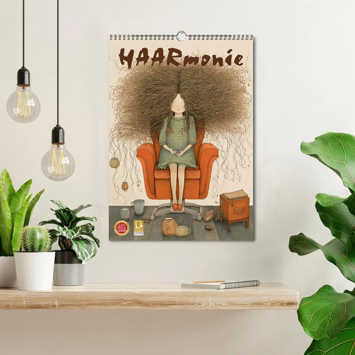 Bild: 9783516317831 | HAARmonie (Wandkalender 2026 DIN A3 hoch), CALVENDO Monatskalender