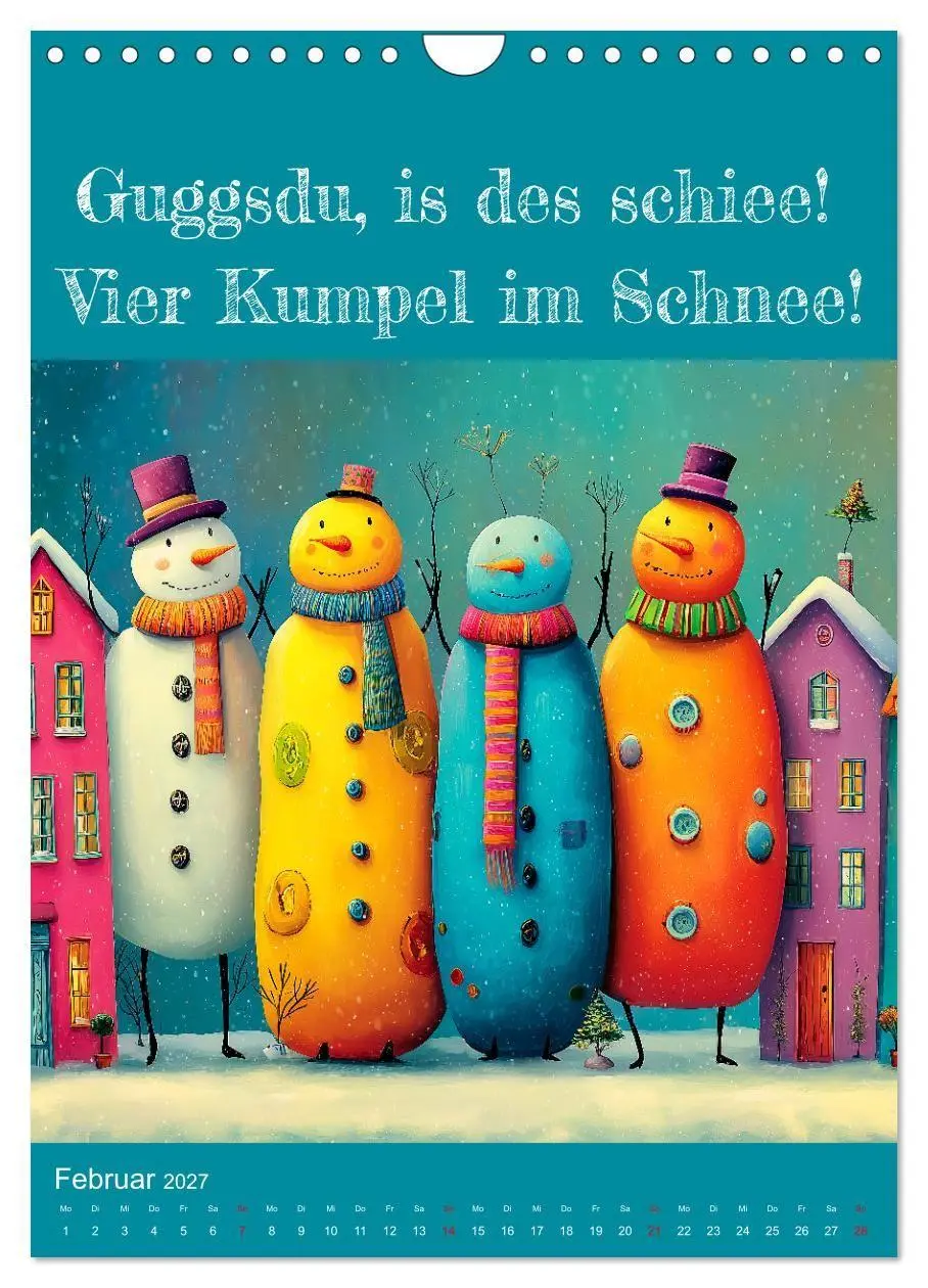Bild: 9783516867831 | Erzgebirge mei Haamit - Mundart-Kalender mit sächsischem Humor...