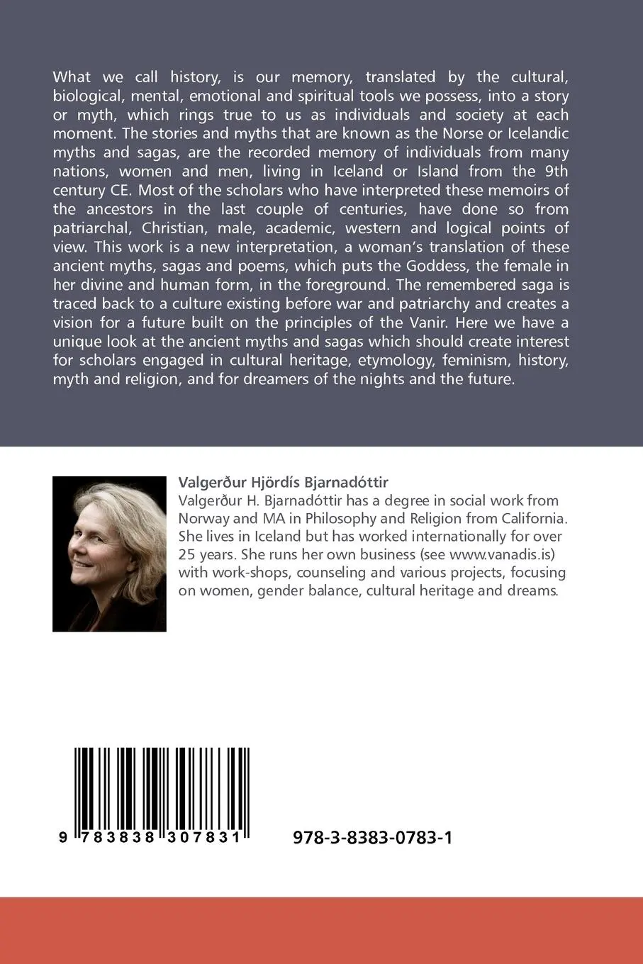 Rückseite: 9783838307831 | The Saga of Vanadís, Völva and Valkyrja | Bjarnadóttir | Taschenbuch