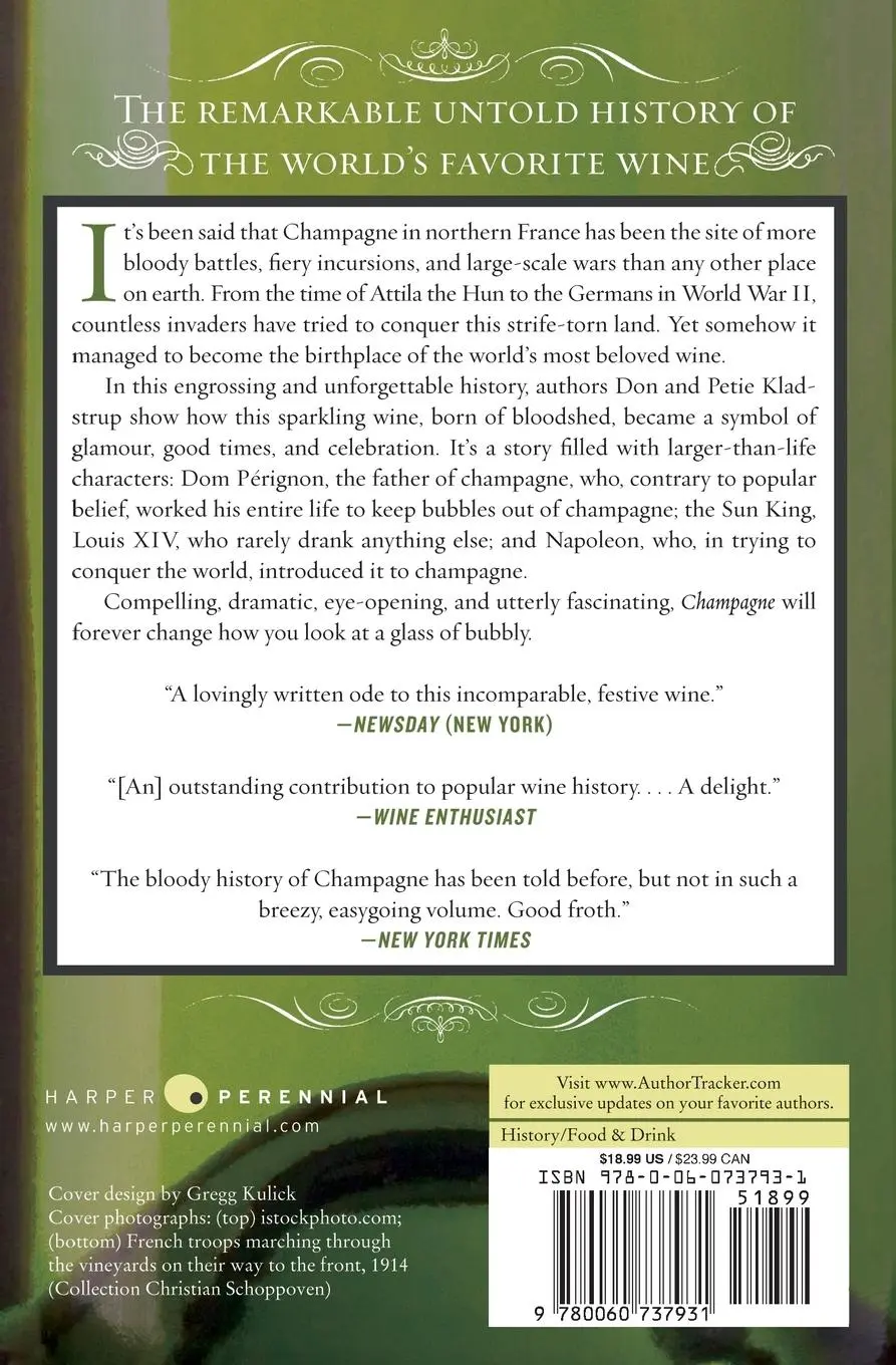 Rückseite: 9780060737931 | Champagne | Don Kladstrup (u. a.) | Taschenbuch | 286 S. | Englisch