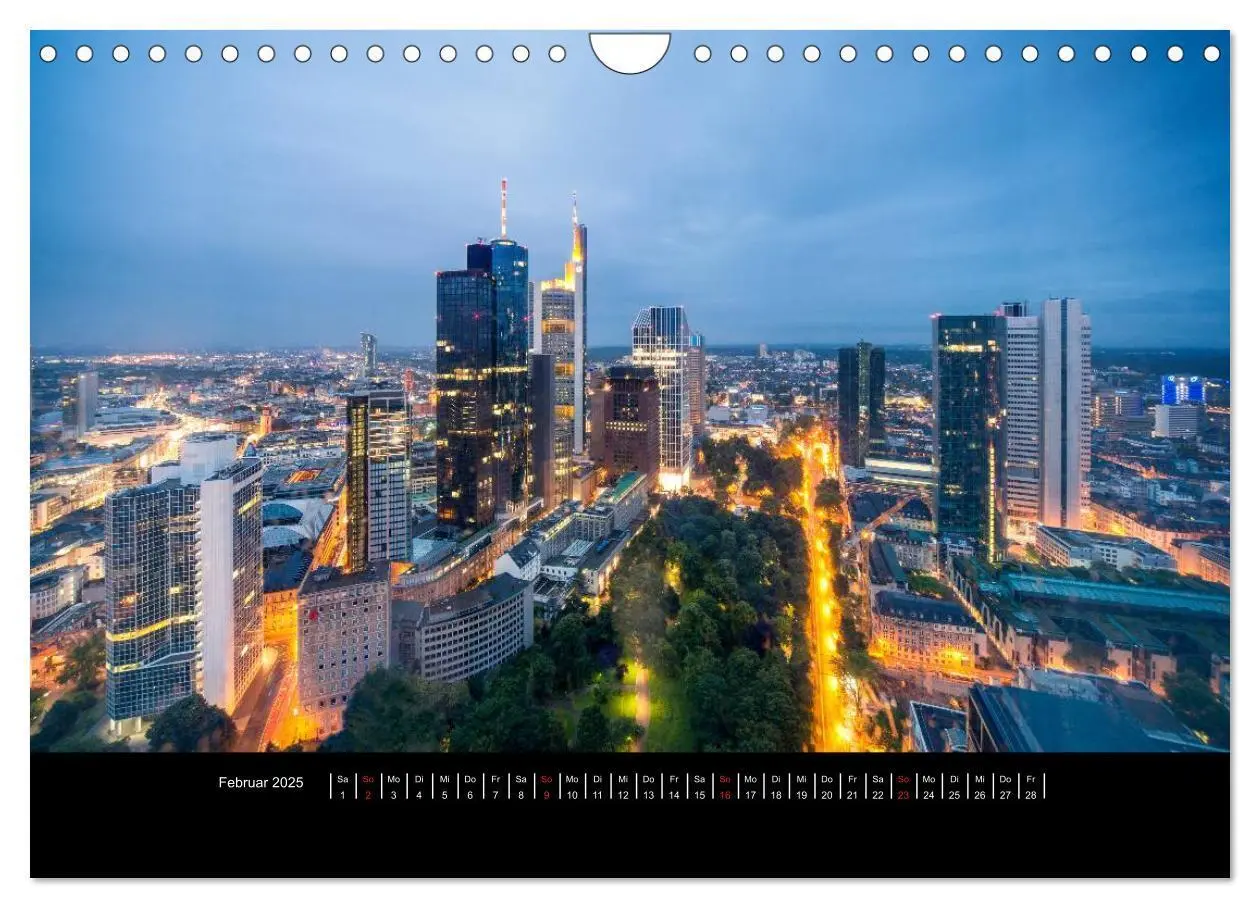 Bild: 9783435677931 | Frankfurt (Wandkalender 2025 DIN A4 quer), CALVENDO Monatskalender