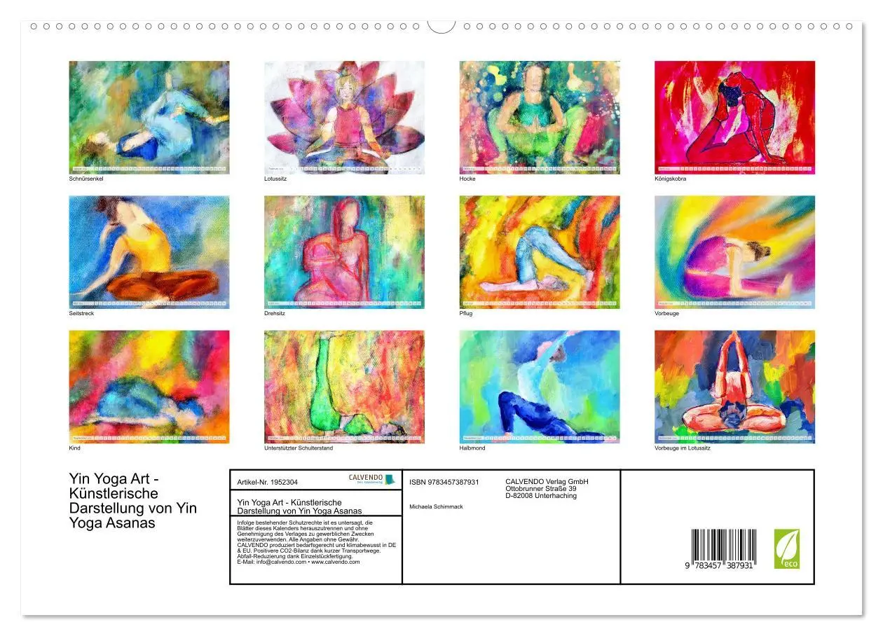 Bild: 9783457387931 | Yin Yoga Art - Künstlerische Darstellung von Yin Yoga Asanas...