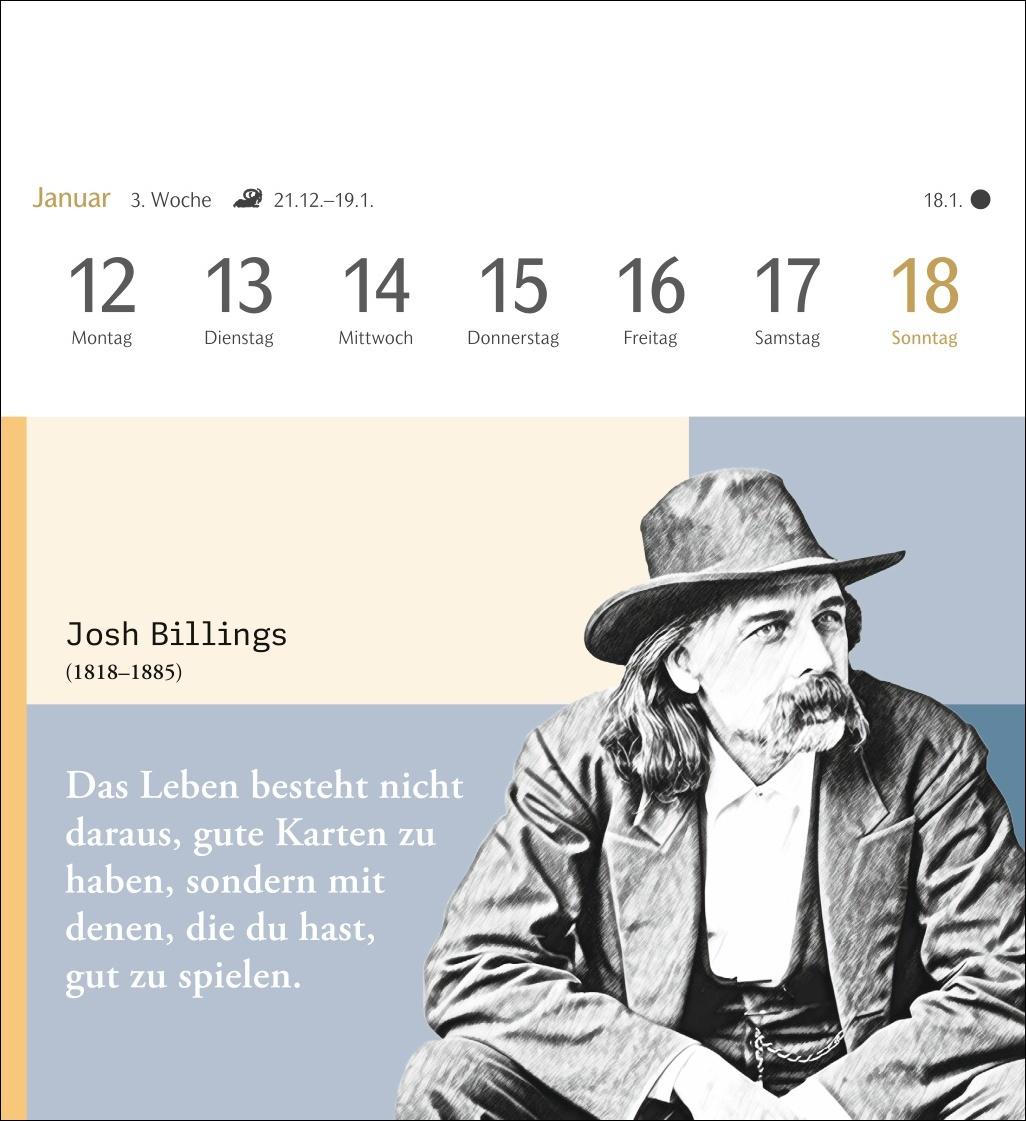 Bild: 9783840037931 | Zeitlose Wahrheiten Postkartenkalender 2026 - Kalender mit 53...