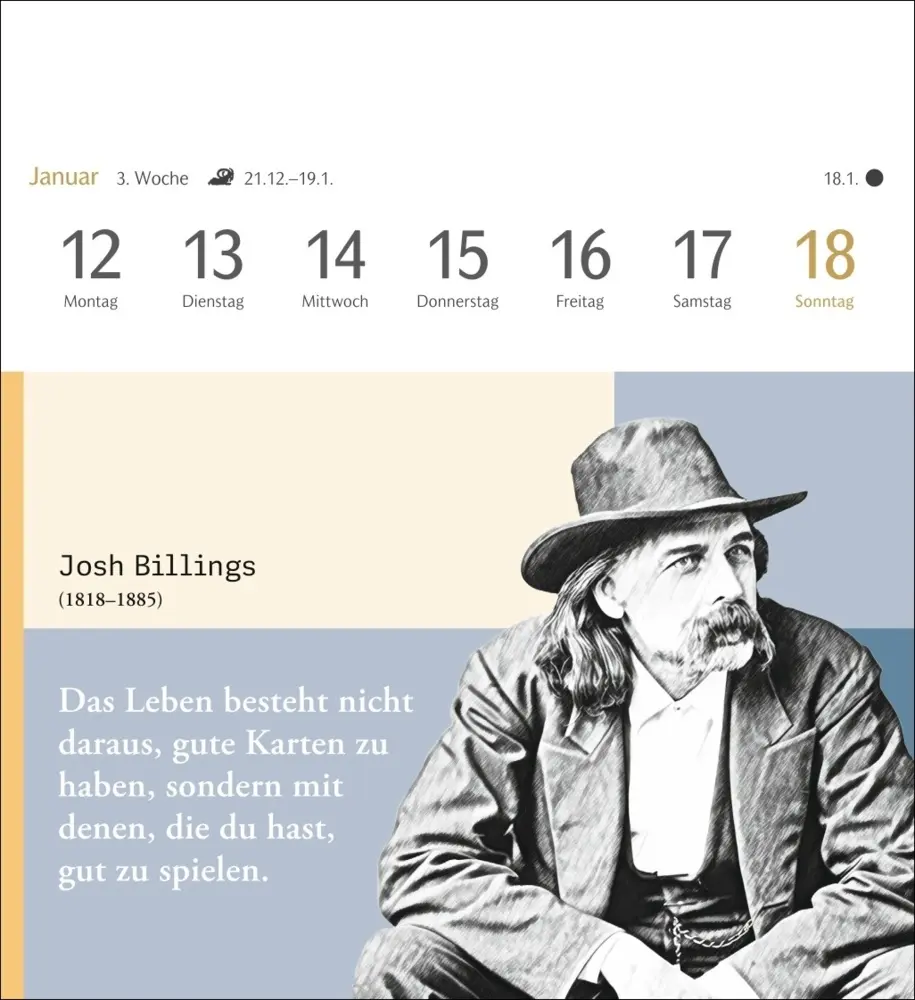 Bild: 9783840037931 | Zeitlose Wahrheiten Postkartenkalender 2026 - Kalender mit 53...