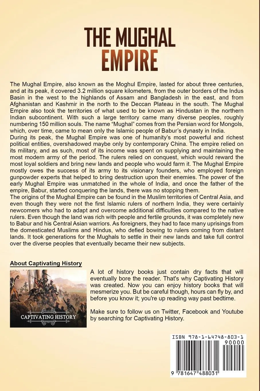 Rückseite: 9781647488031 | The Mughal Empire | Captivating History | Taschenbuch | Englisch
