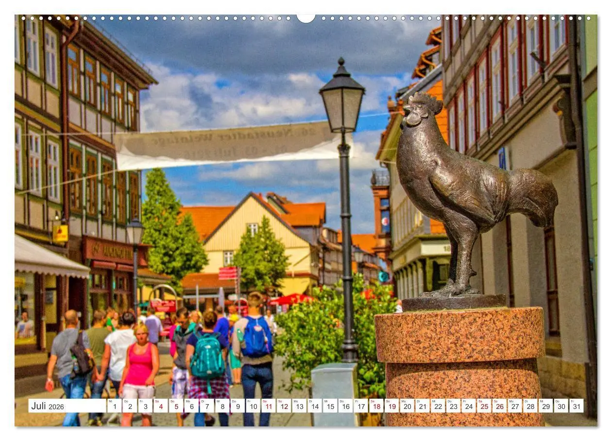 Bild: 9783457588031 | Sommer in Wernigerode - Der bunten Stadt am Harz (Wandkalender 2026...
