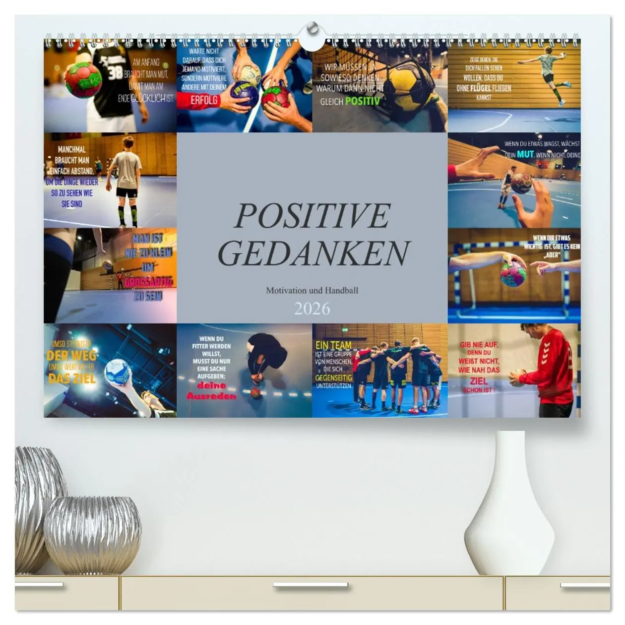 Cover: 9783457658031 | Positive Gedanken - Motivation und Handball (hochwertiger Premium...