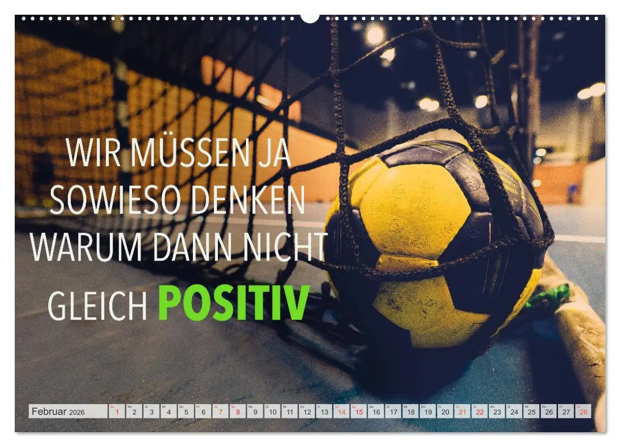 Bild: 9783457658031 | Positive Gedanken - Motivation und Handball (hochwertiger Premium...