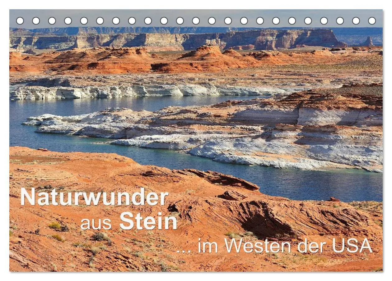 Cover: 9783516058031 | Naturwunder aus Stein im Westen der USA (Tischkalender 2026 DIN A5...