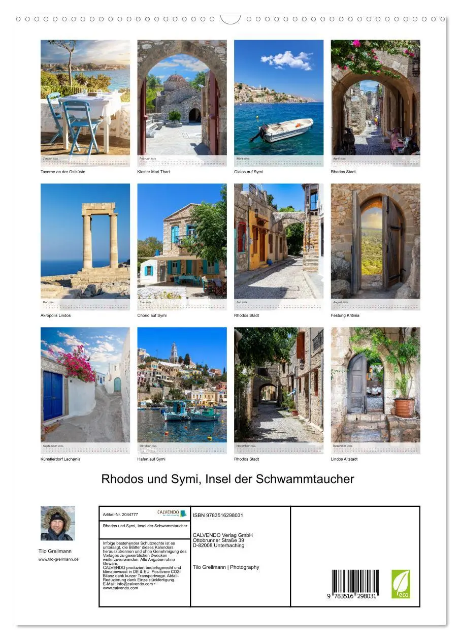 Bild: 9783516298031 | Rhodos und Symi, Insel der Schwammtaucher (hochwertiger Premium...