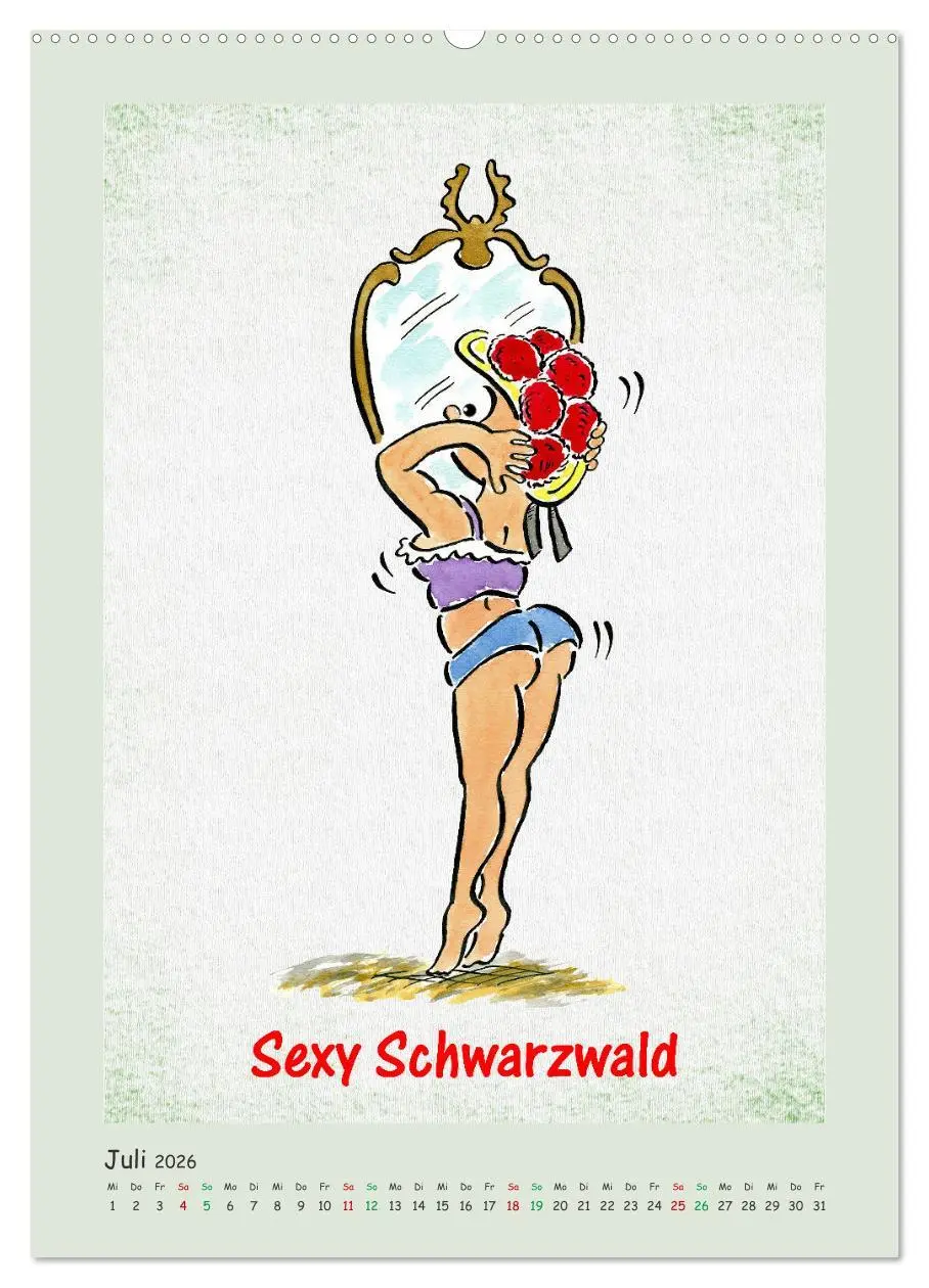 Bild: 9783516368031 | Bollenhut Cartoons (hochwertiger Premium Wandkalender 2026 DIN A2...