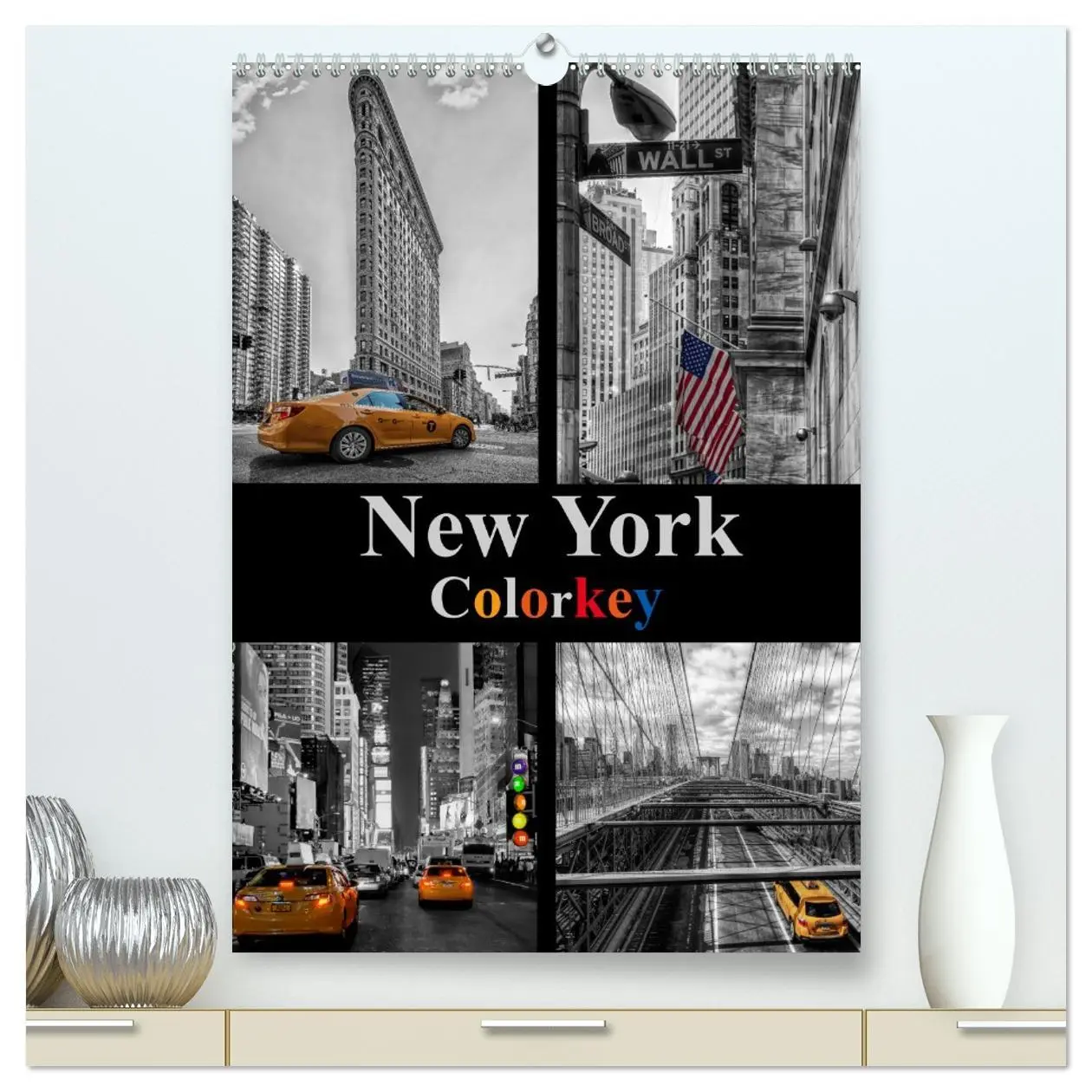 Cover: 9783516438031 | New York Colorkey (hochwertiger Premium Wandkalender 2026 DIN A2...