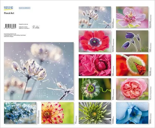 Bild: 9783731888031 | Floral Art 2026 | Korsch Verlag | Kalender | 14 S. | Deutsch | 2026