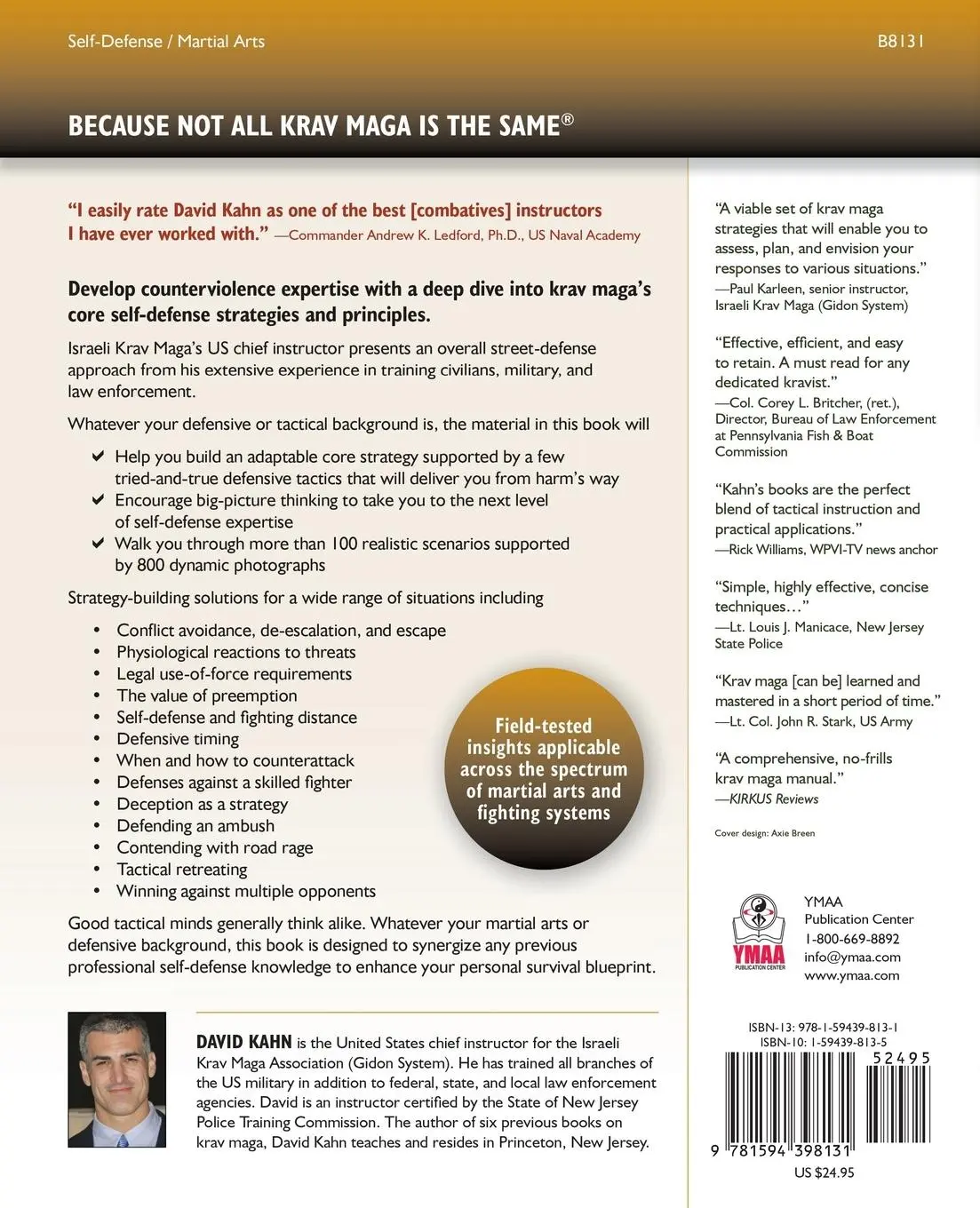 Rückseite: 9781594398131 | Krav Maga Fundamental Strategies | David Kahn | Taschenbuch | Englisch