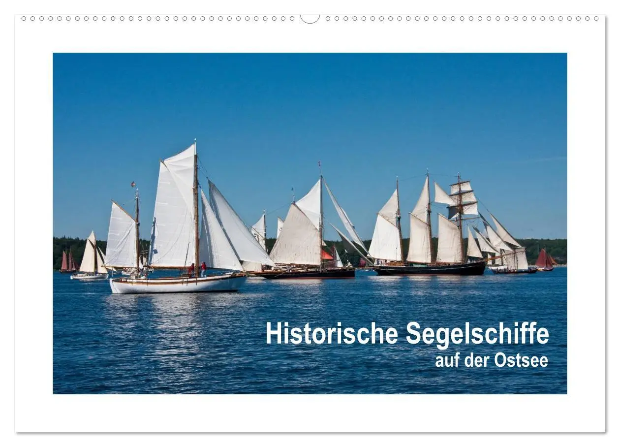 Cover: 9783435558131 | Historische Segelschiffe auf der Ostsee (Wandkalender 2025 DIN A2...