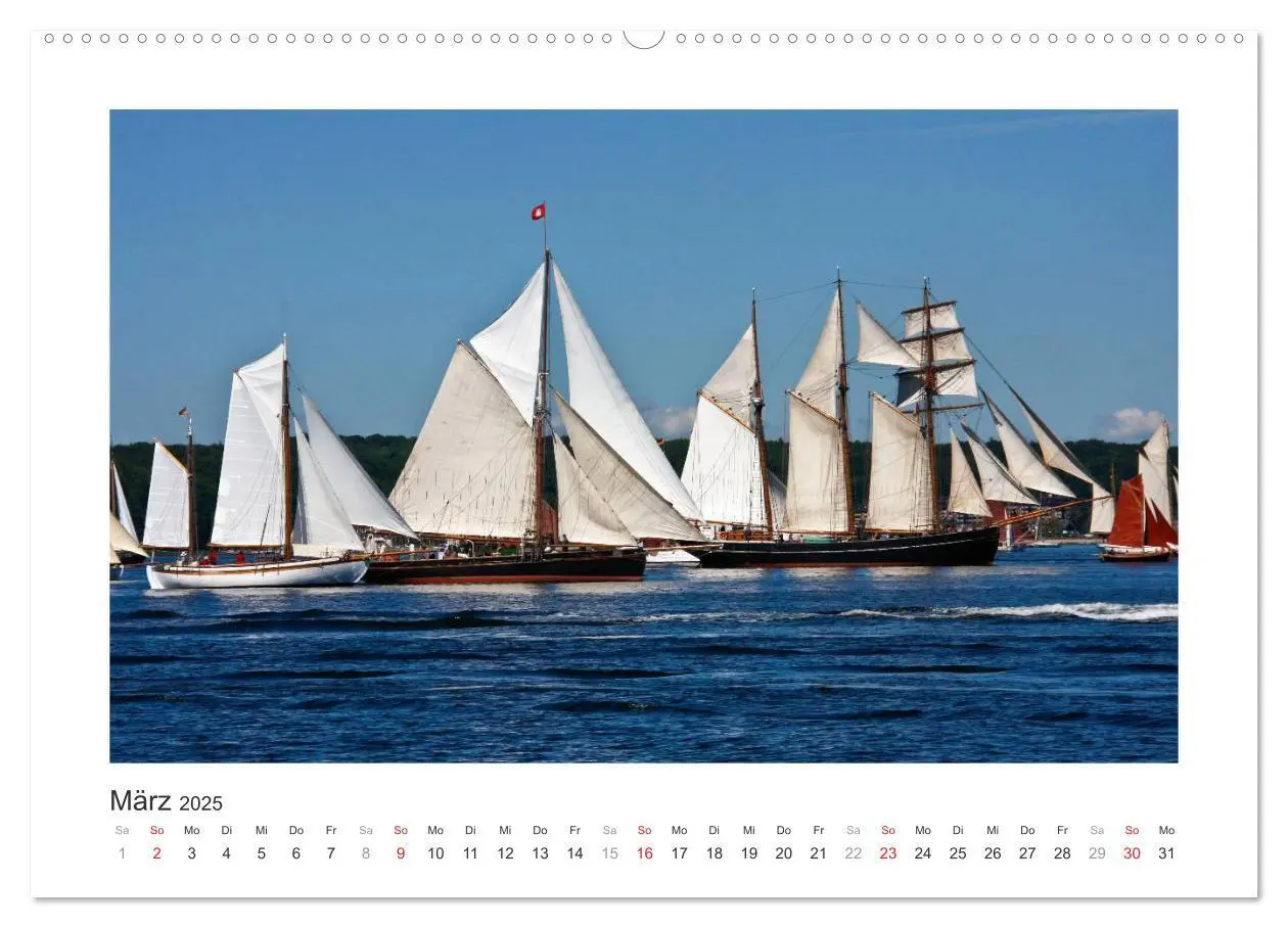 Bild: 9783435558131 | Historische Segelschiffe auf der Ostsee (Wandkalender 2025 DIN A2...