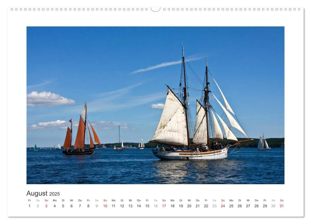Bild: 9783435558131 | Historische Segelschiffe auf der Ostsee (Wandkalender 2025 DIN A2...