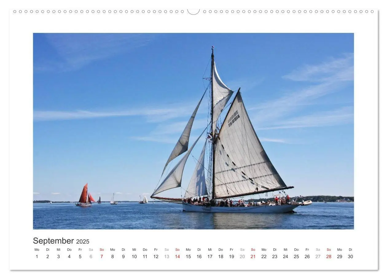 Bild: 9783435558131 | Historische Segelschiffe auf der Ostsee (Wandkalender 2025 DIN A2...