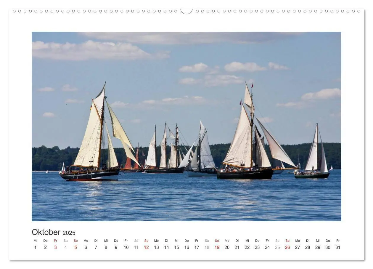 Bild: 9783435558131 | Historische Segelschiffe auf der Ostsee (Wandkalender 2025 DIN A2...