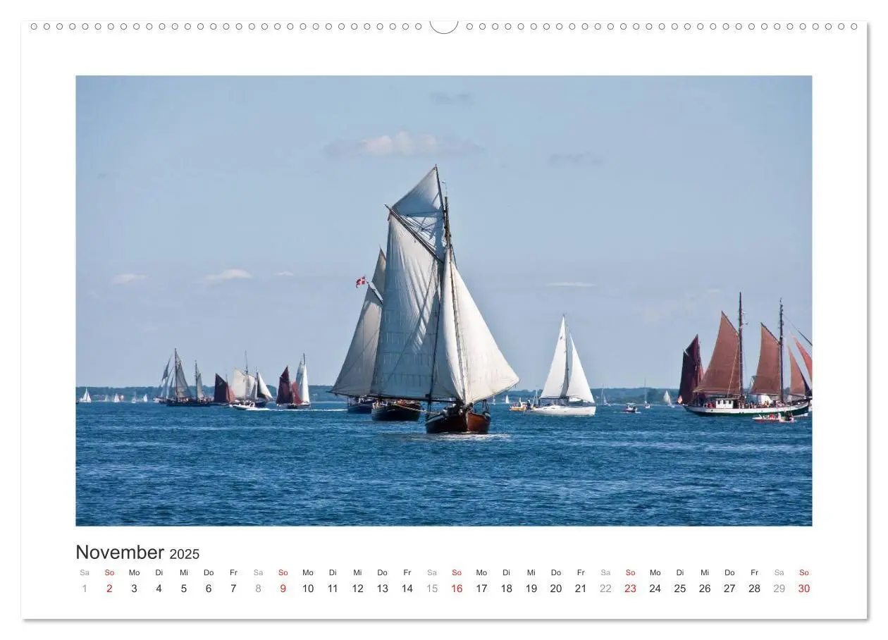 Bild: 9783435558131 | Historische Segelschiffe auf der Ostsee (Wandkalender 2025 DIN A2...