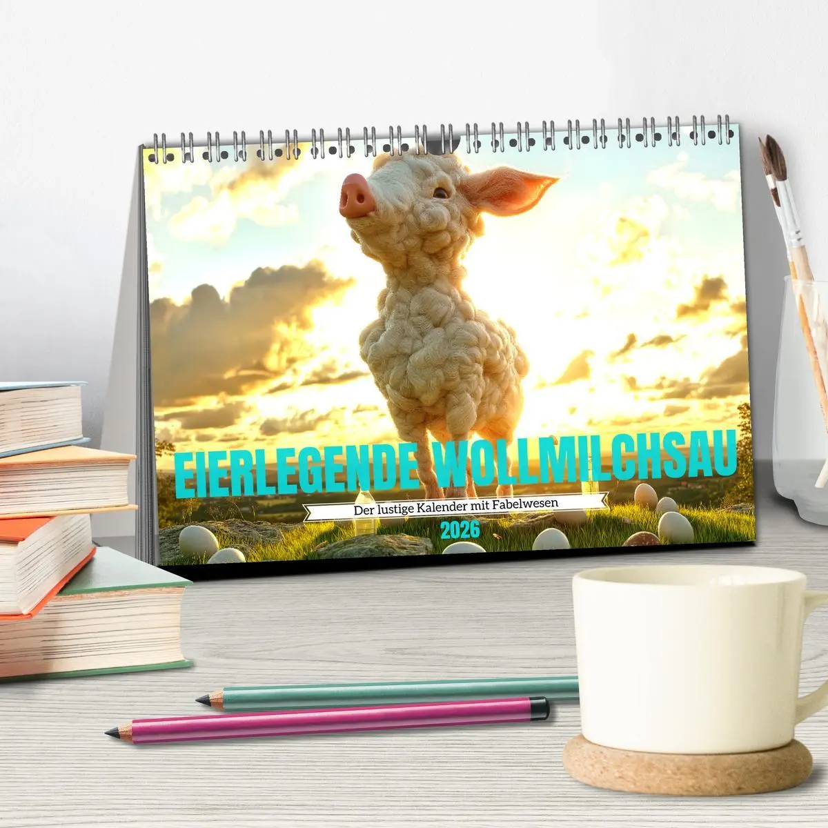 Bild: 9783457338131 | Eierlegende Wollmilchsau - der lustige Kalender mit Fabelwesen...