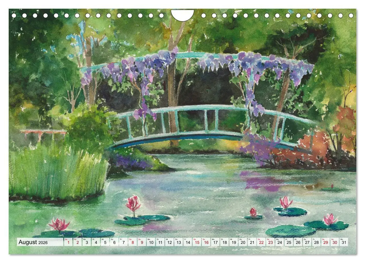 Bild: 9783457888131 | Frankreich Aquarelle (Wandkalender 2026 DIN A4 quer), CALVENDO...
