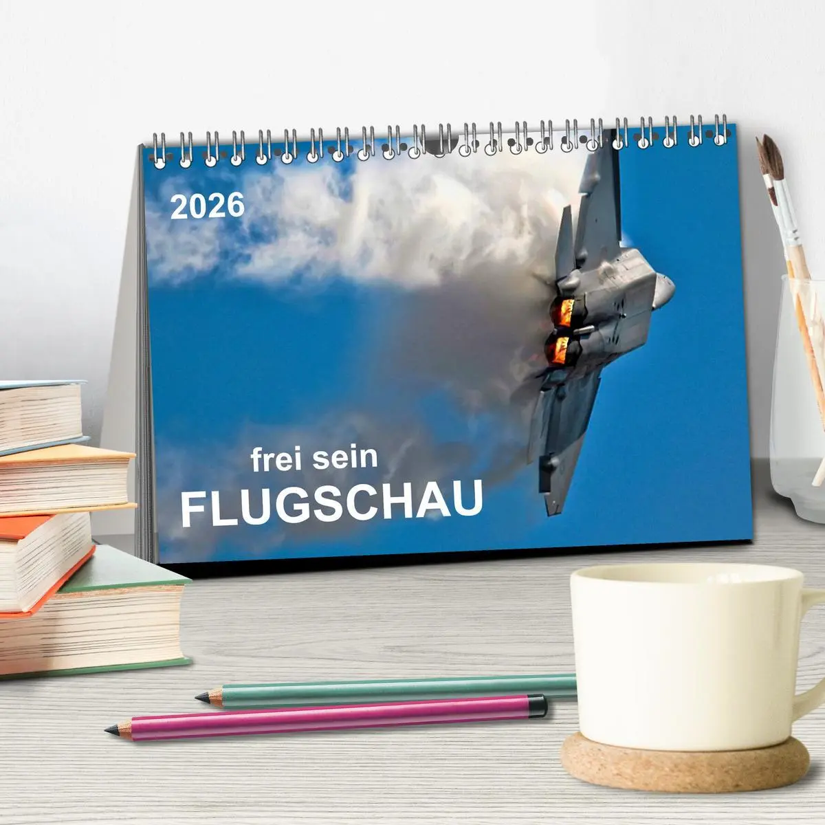 Bild: 9783516048131 | Flugschau - frei sein (Tischkalender 2026 DIN A5 quer), CALVENDO...