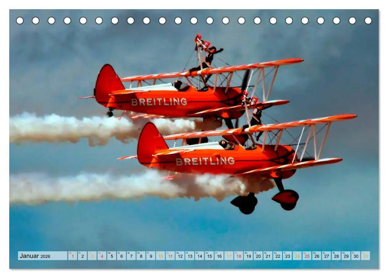 Bild: 9783516048131 | Flugschau - frei sein (Tischkalender 2026 DIN A5 quer), CALVENDO...