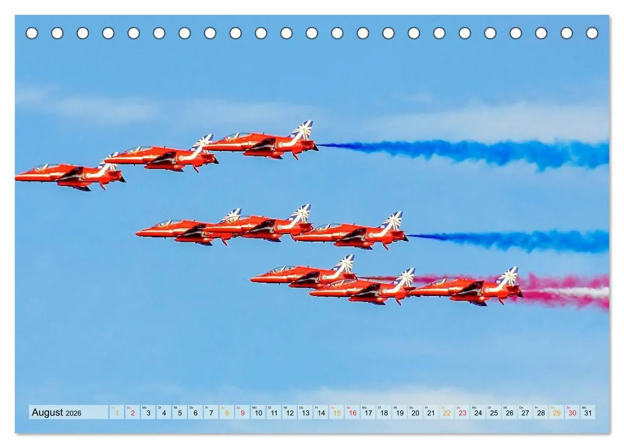 Bild: 9783516048131 | Flugschau - frei sein (Tischkalender 2026 DIN A5 quer), CALVENDO...