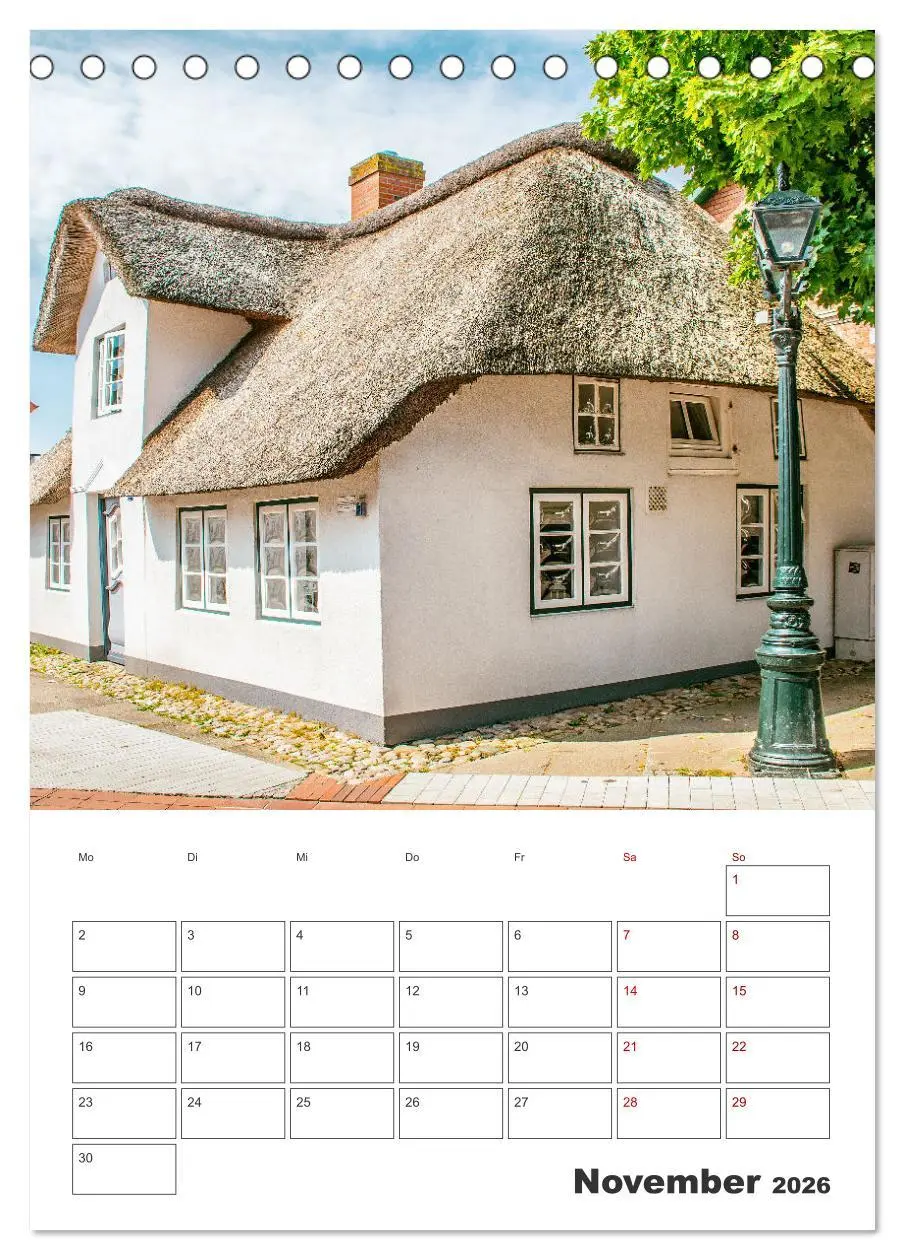 Bild: 9783516358131 | Insel Föhr - Urlaubsplaner (Tischkalender 2026 DIN A5 hoch),...