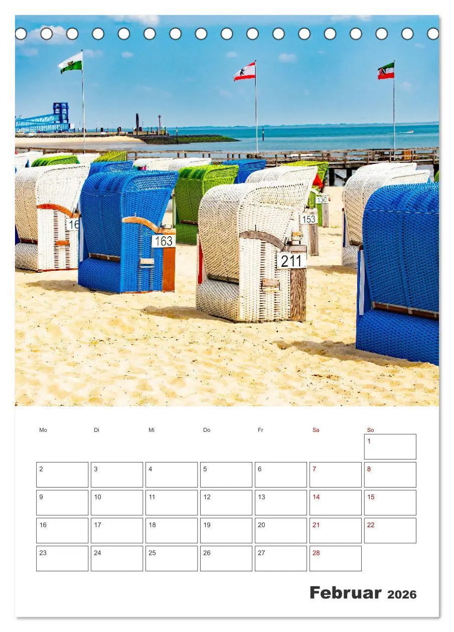 Bild: 9783516358131 | Insel Föhr - Urlaubsplaner (Tischkalender 2026 DIN A5 hoch),...