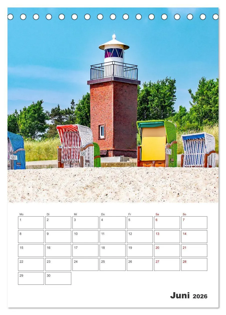 Bild: 9783516358131 | Insel Föhr - Urlaubsplaner (Tischkalender 2026 DIN A5 hoch),...
