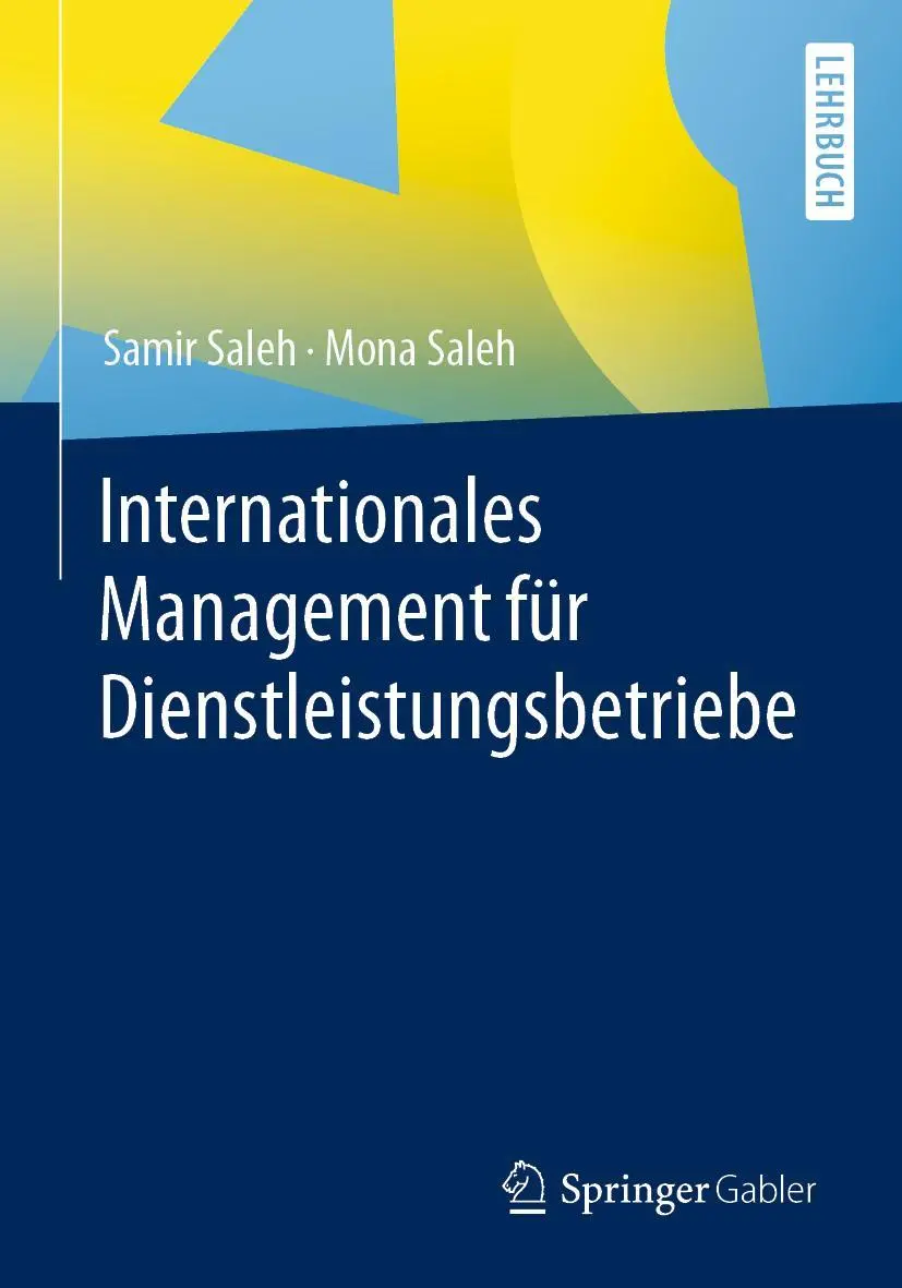 Cover: 9783658308131 | Internationales Management für Dienstleistungsbetriebe | Saleh (u. a.)
