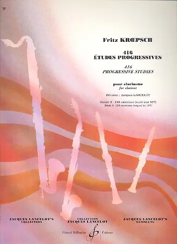 Cover: 9790043018131 | 416 Etudes Progressives Volume 2 | F. Kroepsch | Buch