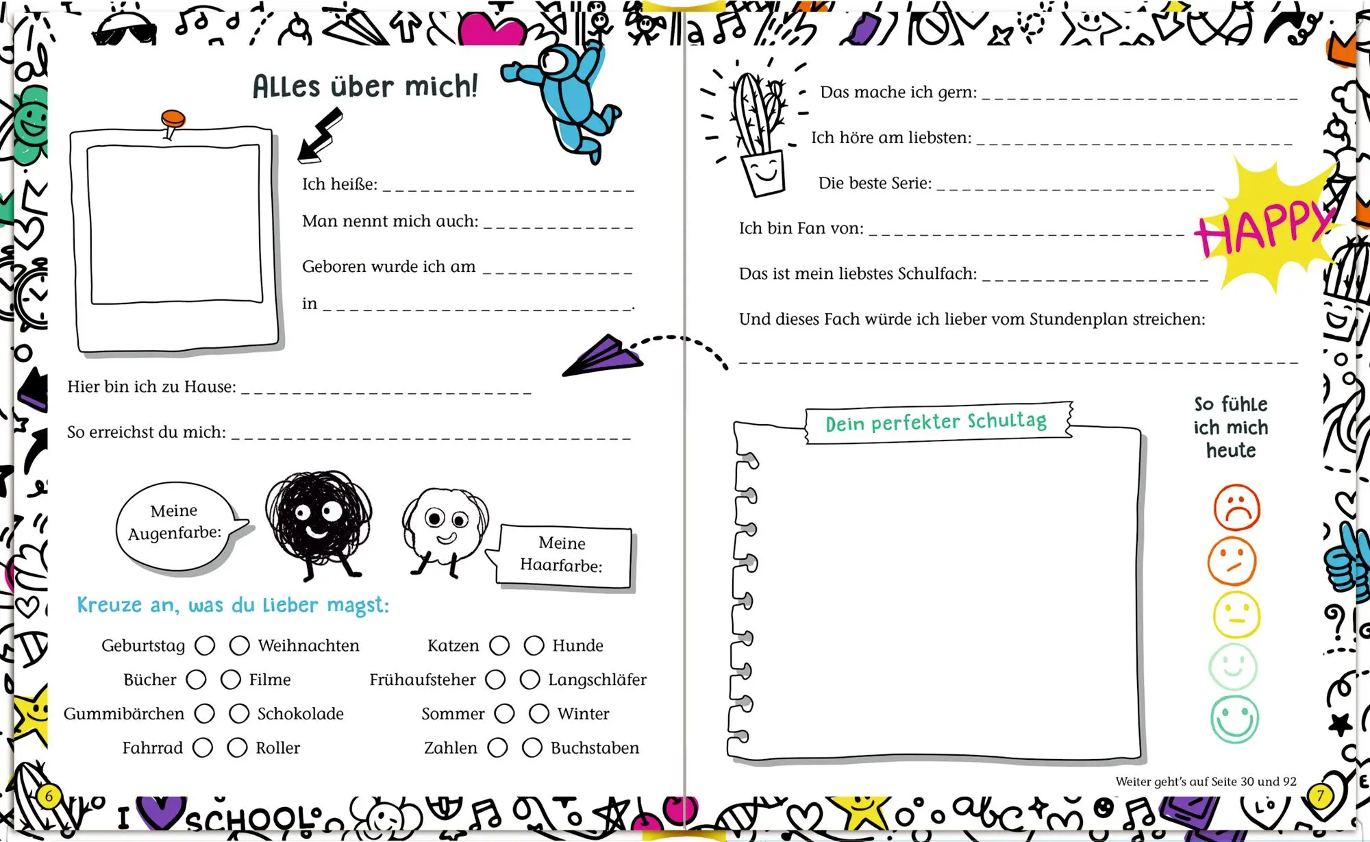 Bild: 4050003958231 | Freundebuch - Meine Schulfreunde | Helene Hillebrand | Buch | 96 S.