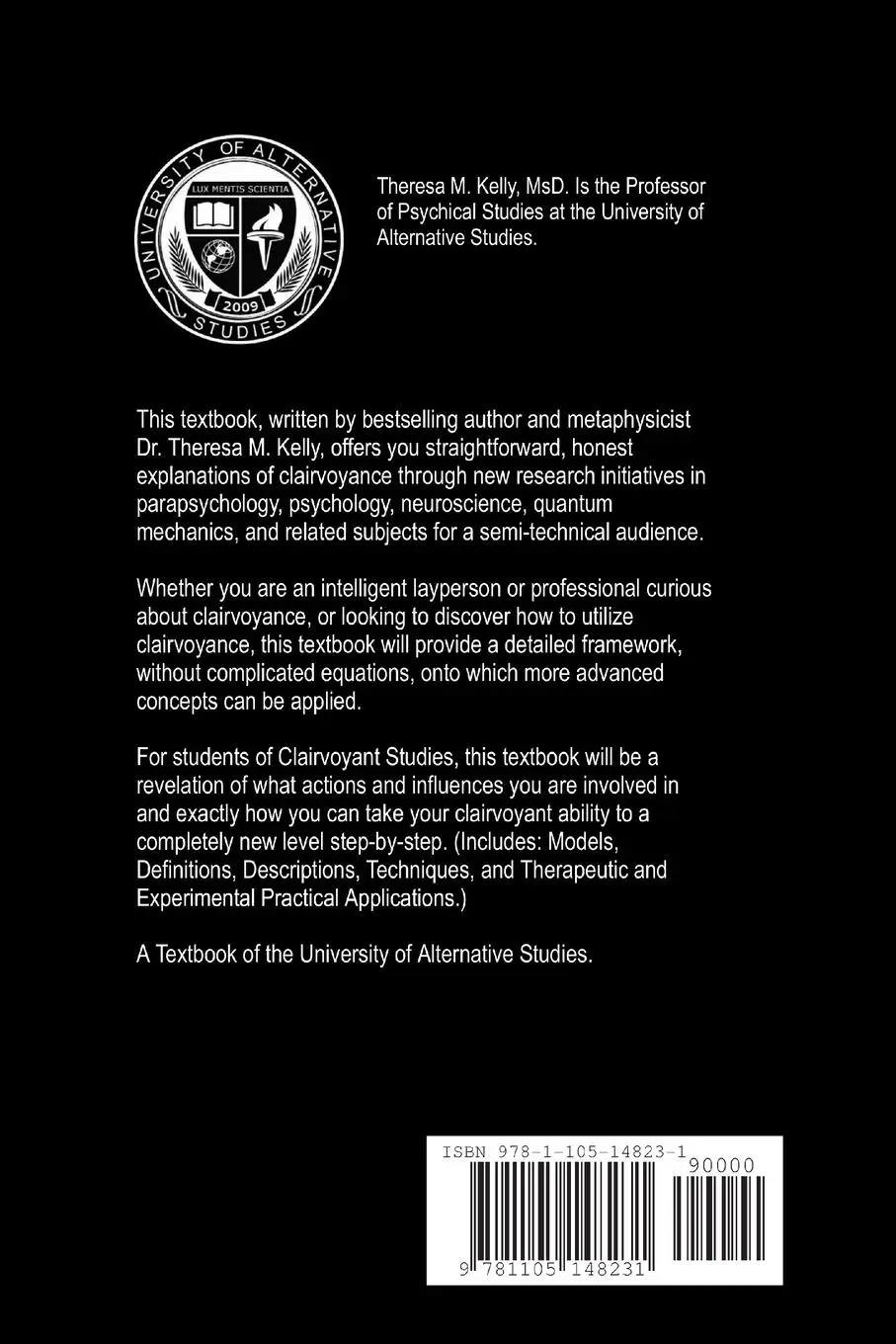 Rückseite: 9781105148231 | Clairvoyance - A Quantum Approach | Theresa M. Kelly | Taschenbuch